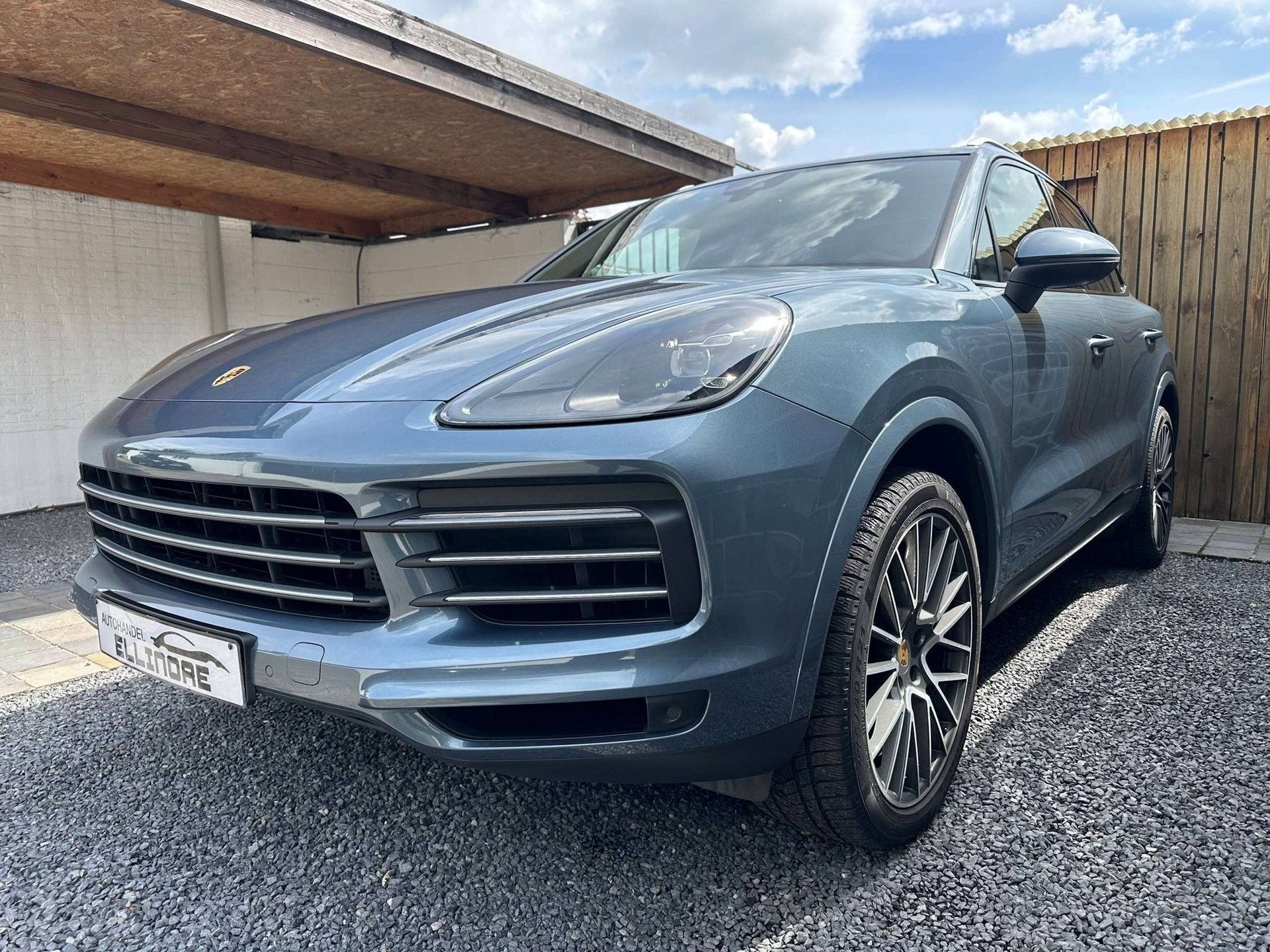 Porsche Cayenne 3.0i Automaat Pano Led Navi Leder Camera BT, Auto's, Automaat, Gebruikt, Blauw, Bedrijf