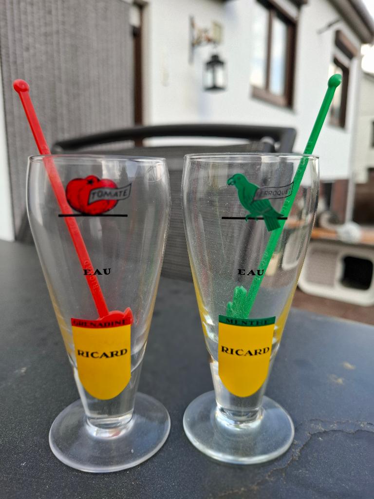 verre colection ricard avec toulieur, Collections, Enlèvement, Comme neuf, Autres types