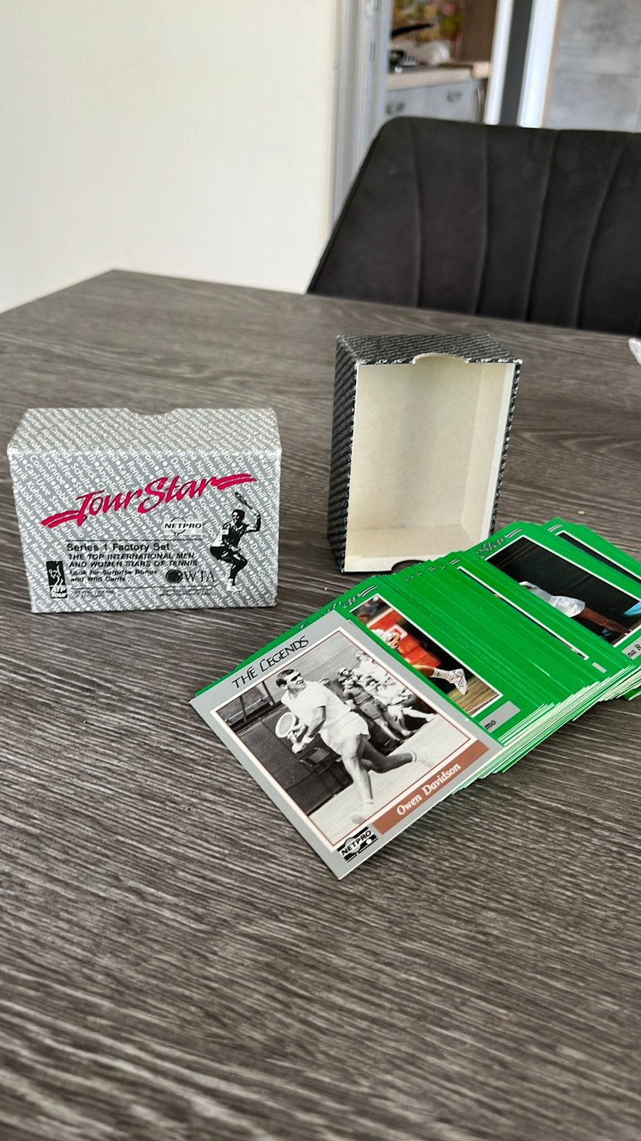 1991 net pro tourstars tennis kaarten, Enlèvement, Comme neuf