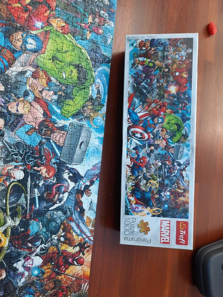 Puzzel Marvel volwassenen, Ophalen of Verzenden, Meer dan 50 stukjes, Zo goed als nieuw, 6 jaar of ouder