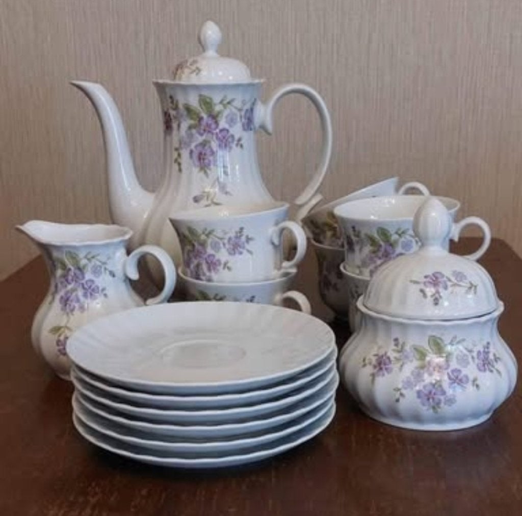 Bavaria Wunsiedel koffieservies, 6 personen, Ophalen