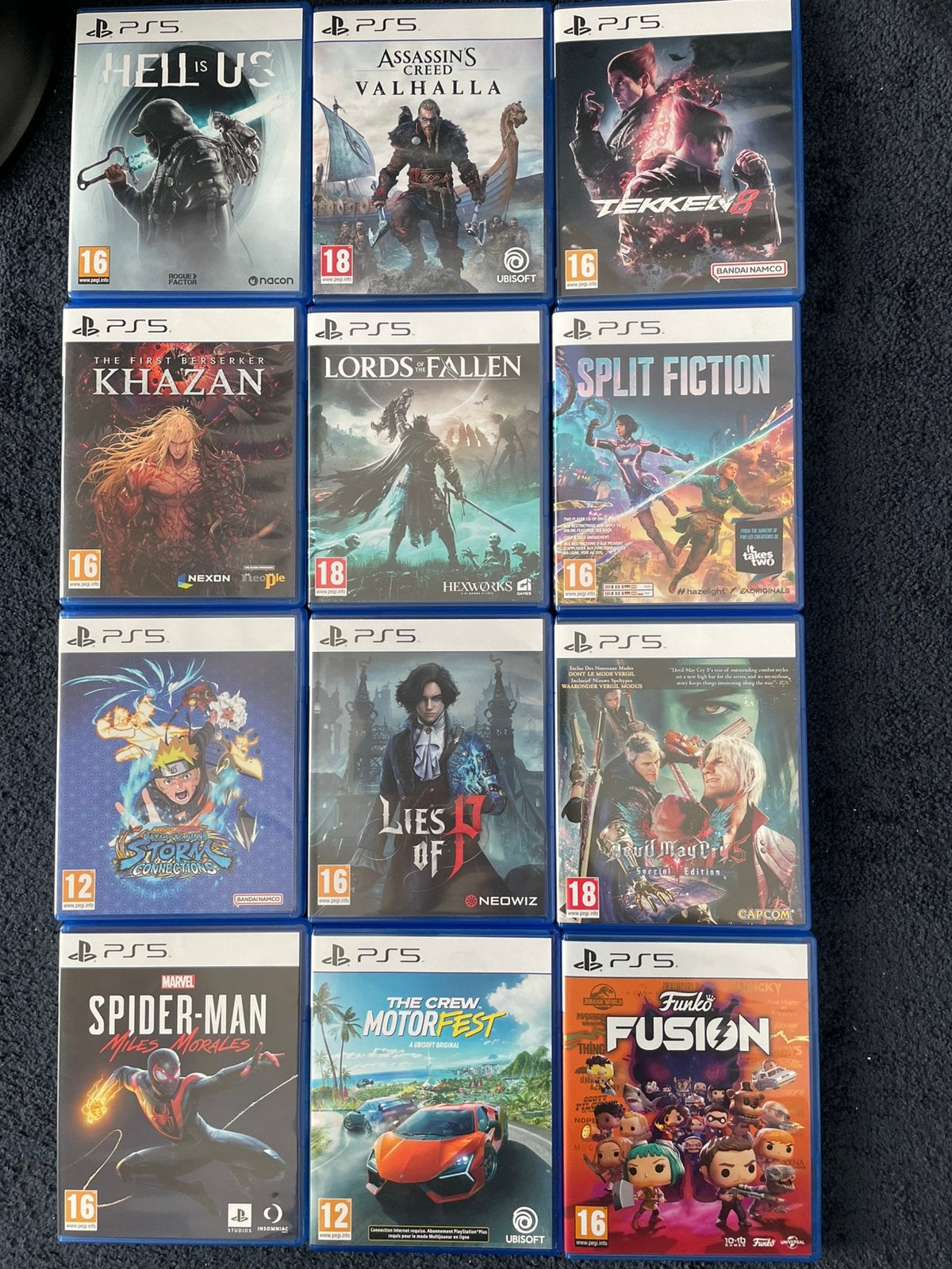 12 jeux PlayStation 5 Etats neufs, Enlèvement ou Envoi, Comme neuf