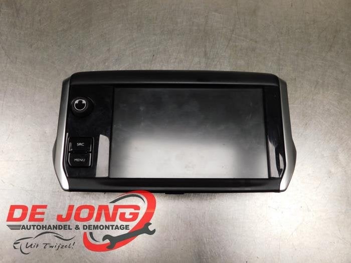 Display unité de contrôle multi media d'un Peugeot 208, -, 3 mois de garantie, Utilisé, -