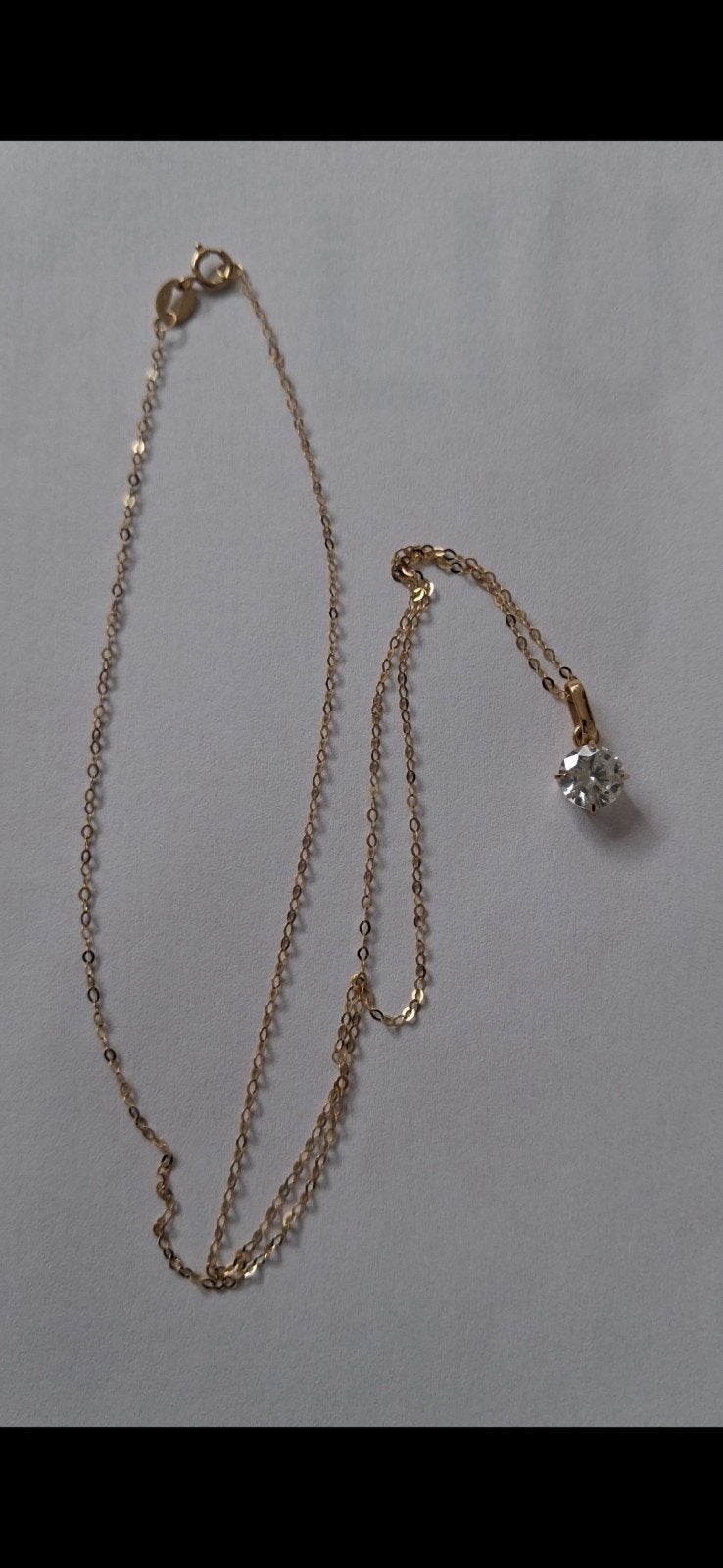 Collier 18 carats+pendentif 18 carats, Enlèvement ou Envoi, Comme neuf, Or, Or