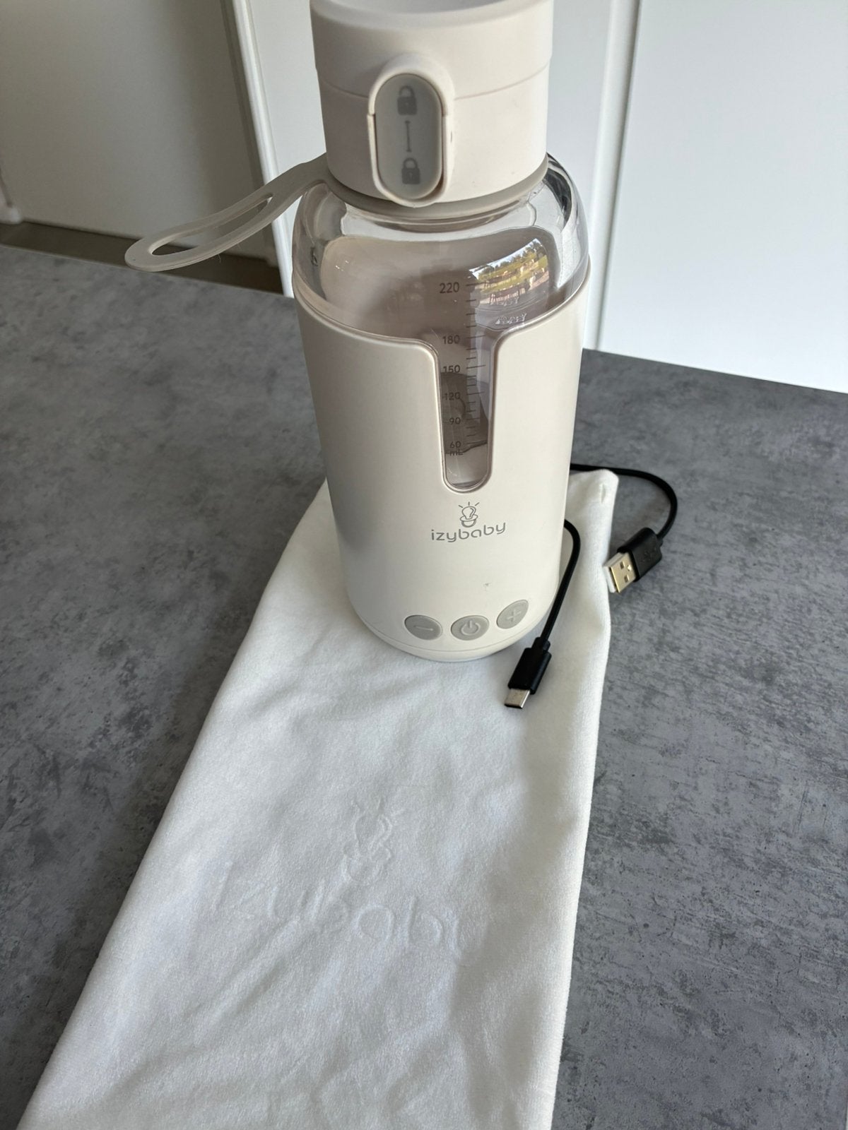 Draagbare flessenwarmer, Ophalen, Zo goed als nieuw, Draagbaar, Babyfles