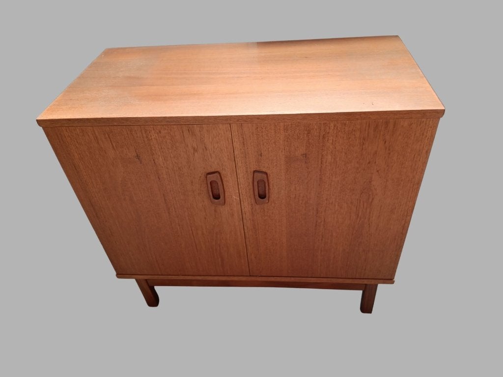 Vintage teak kastje jaren 60 — mid-century dressoir, Huis en Inrichting, Ophalen, Gebruikt, Geen, Geen