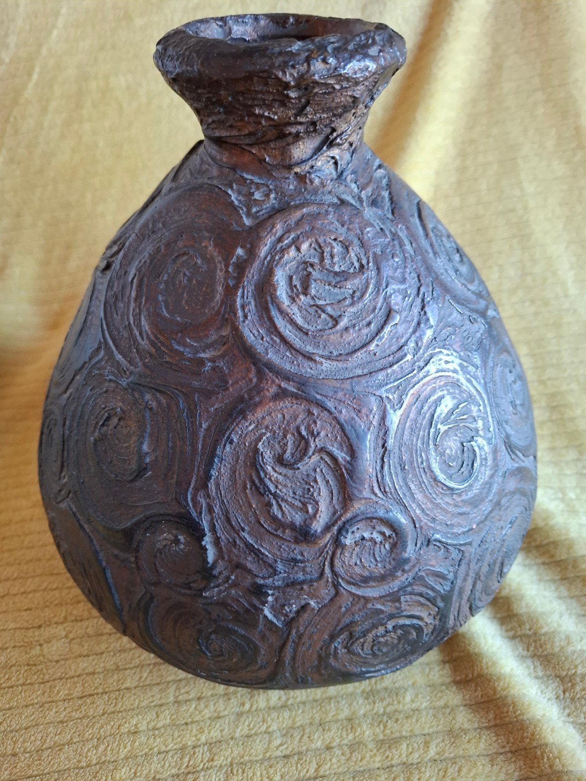 Vase céramique brutalité vintage 1970 (RDA.DDR), Enlèvement ou Envoi