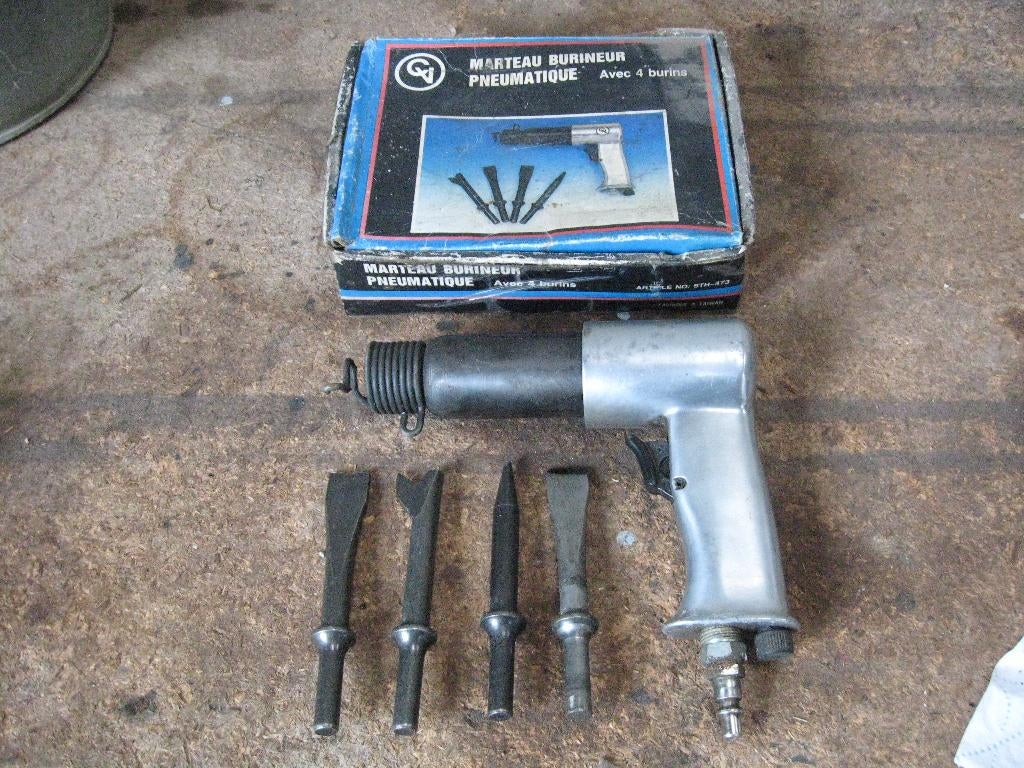 Marteau burineur pneumatique, Bricolage & Construction, Outillage | Foreuses, Enlèvement, Comme neuf, Marteau perforateur et/ou Marteau piqueur