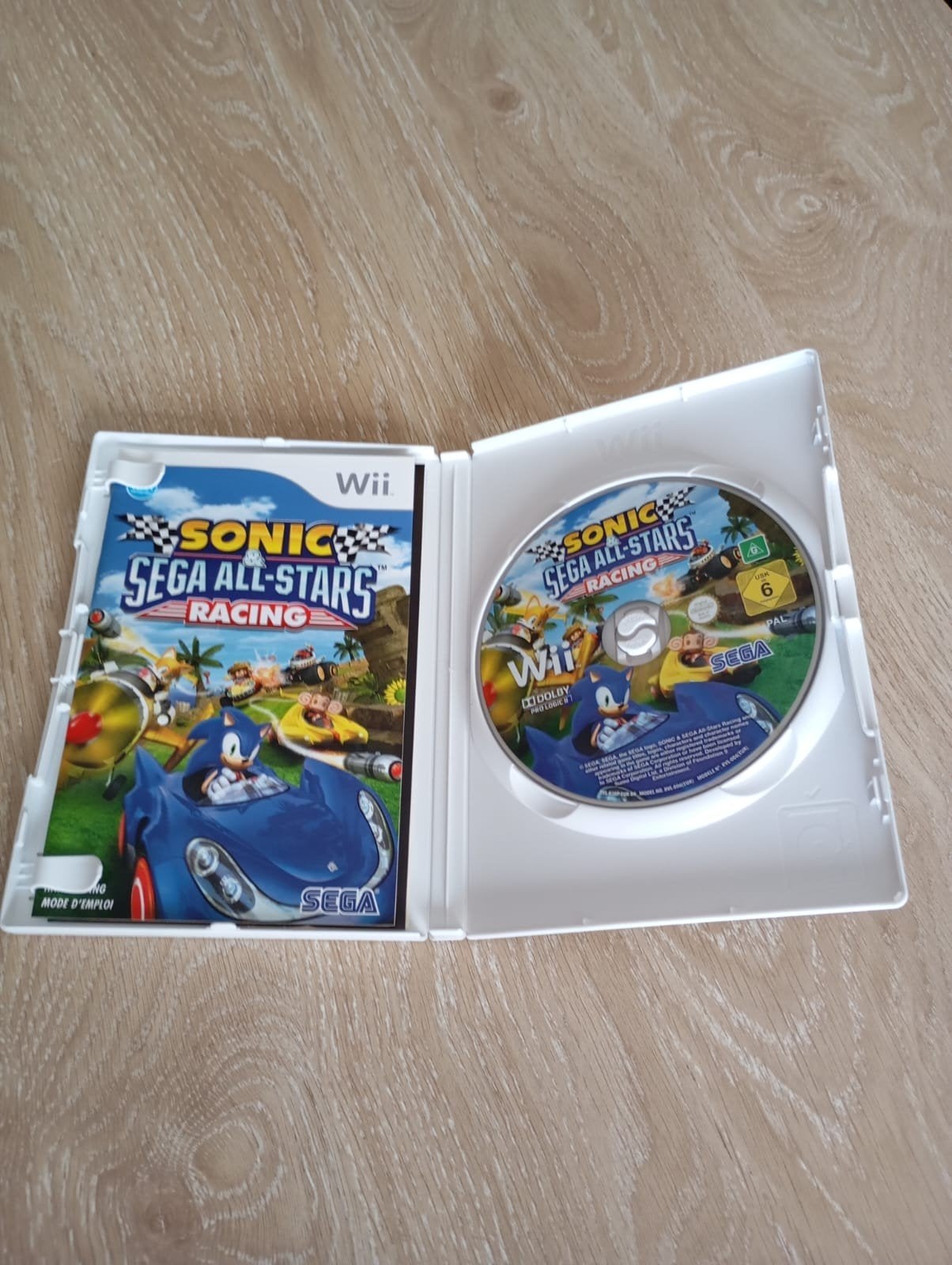 Wii sonic sega all stars racing  + stuur, Ophalen