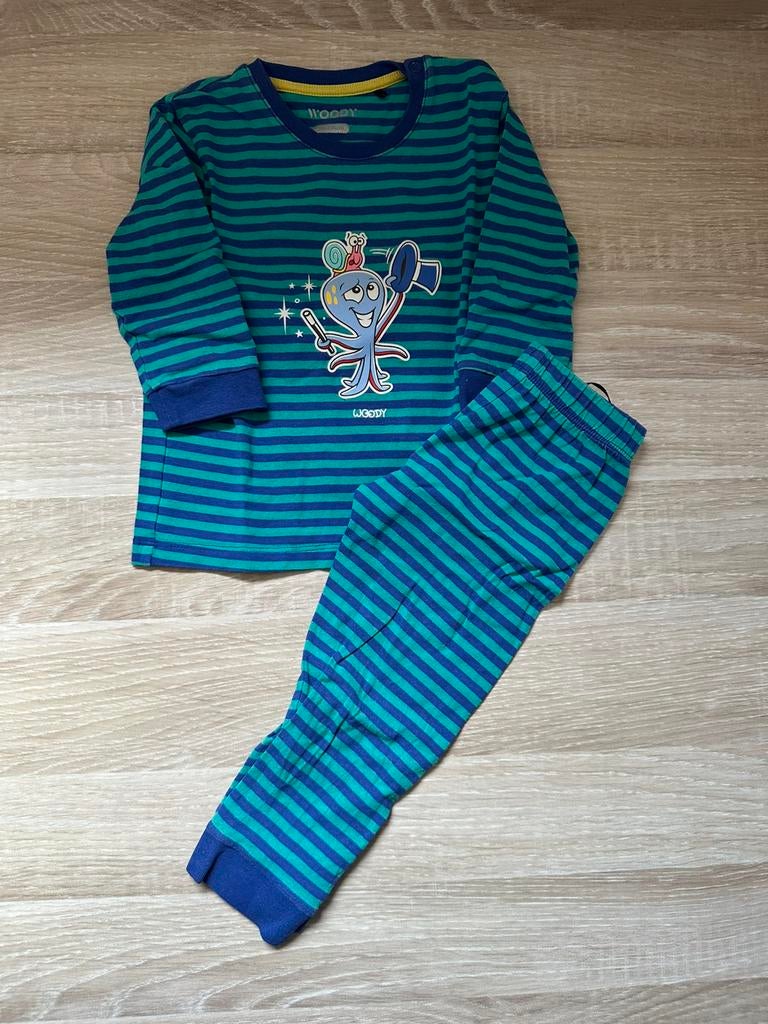 WOODY pyjama’s 9 maand maat 74, Ophalen, Zo goed als nieuw, Jongetje of Meisje, Nacht- of Onderkleding
