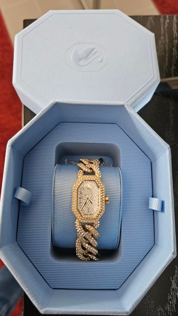 SWAROVSKI ,Goud kleurig Damesuurwerk, Polshorloge, Nieuw, Goud, Goud