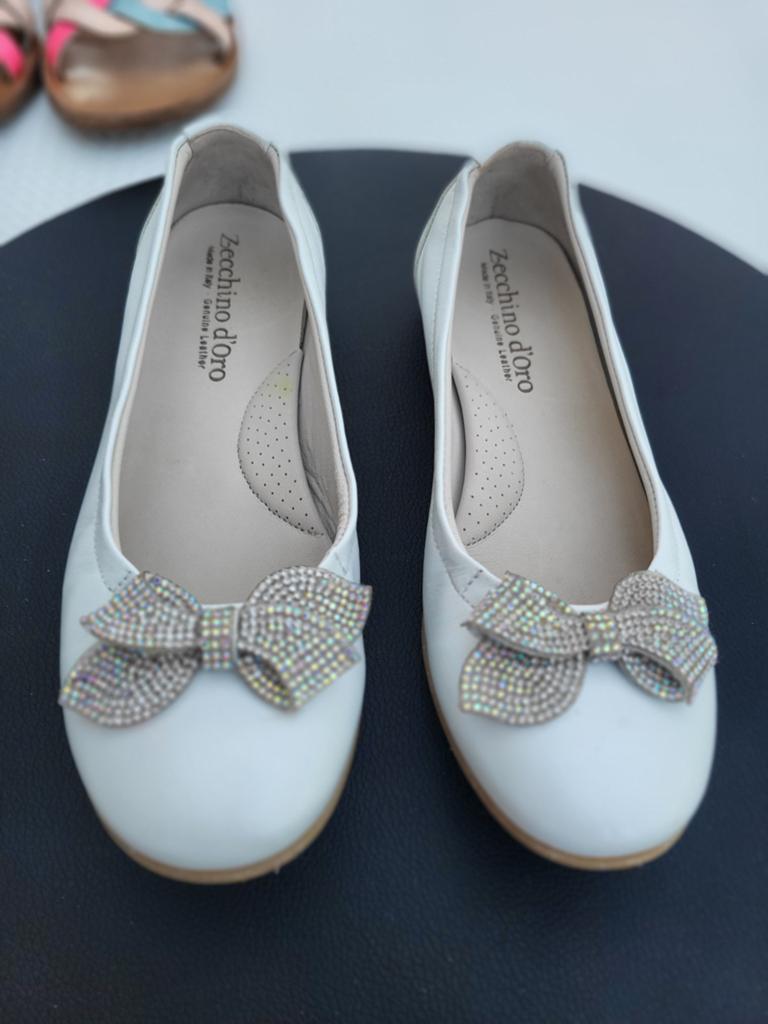 Meisjes schoenen ballerina maat 33 merk zecchino d'oro, Ophalen