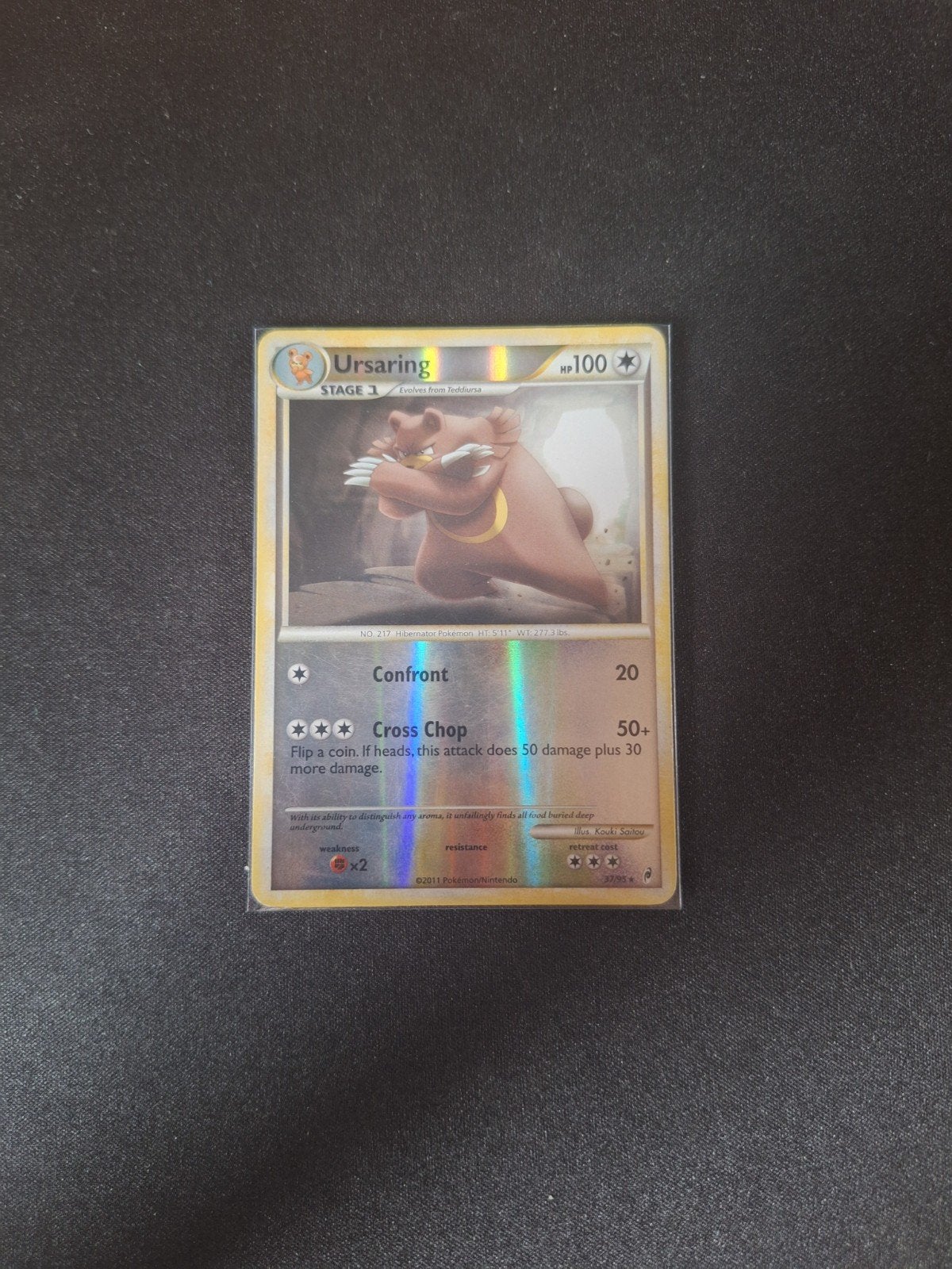 Ursaring 37/95 Reverse Holo - Pokémon Call of Legends, Enlèvement, Comme neuf, Cartes en vrac, Foil