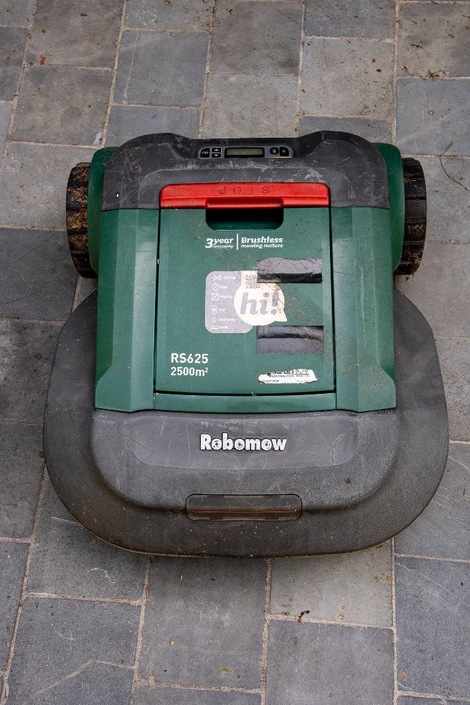 Robomow RS625 voor 2500m2 tuin, Gebruikt, Bestuurbaar via app, Robomow, Ophalen of Verzenden