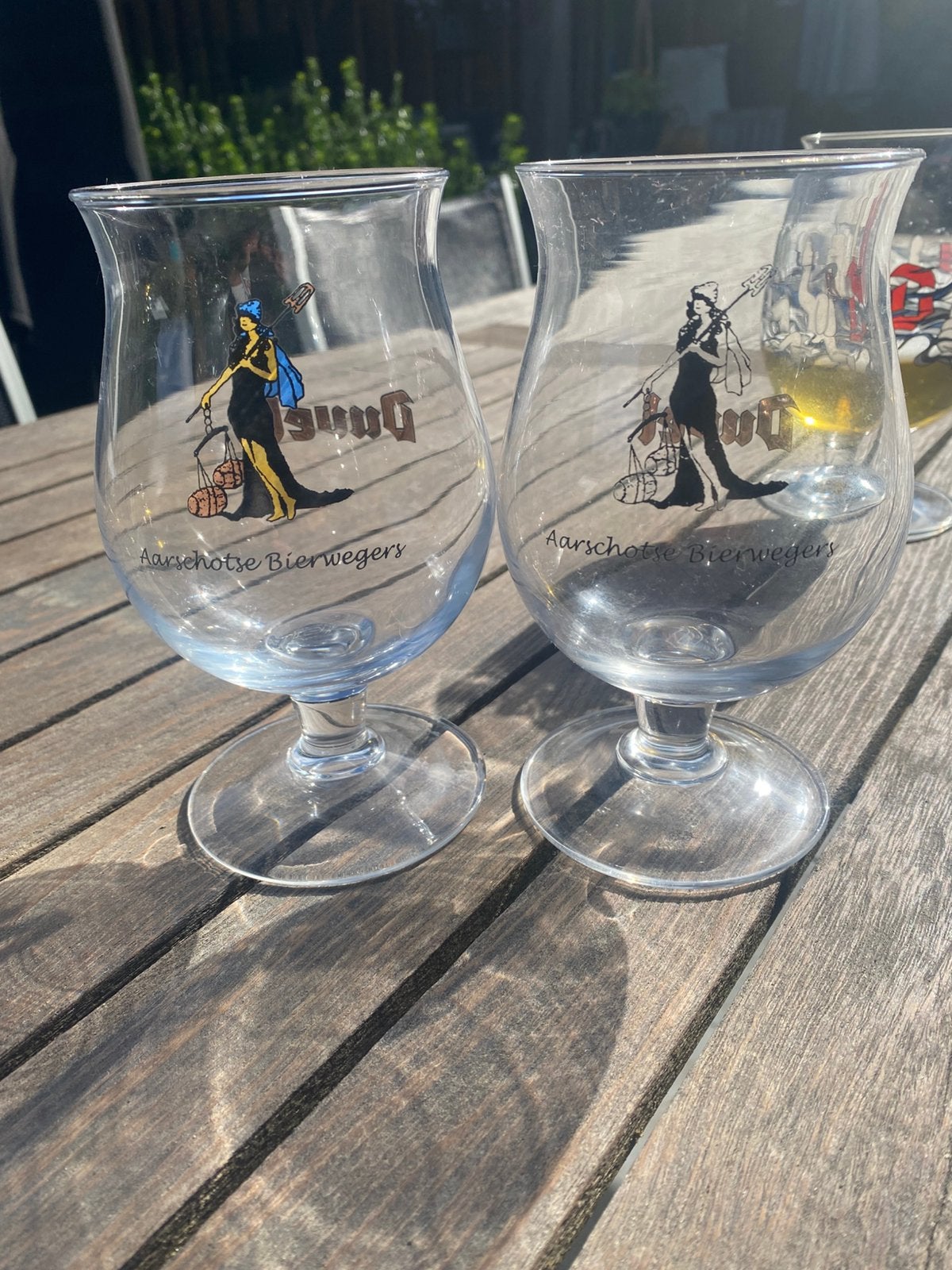 2 top Duvel glazen, Verzamelen, Biermerken, Ophalen, Zo goed als nieuw, Duvel