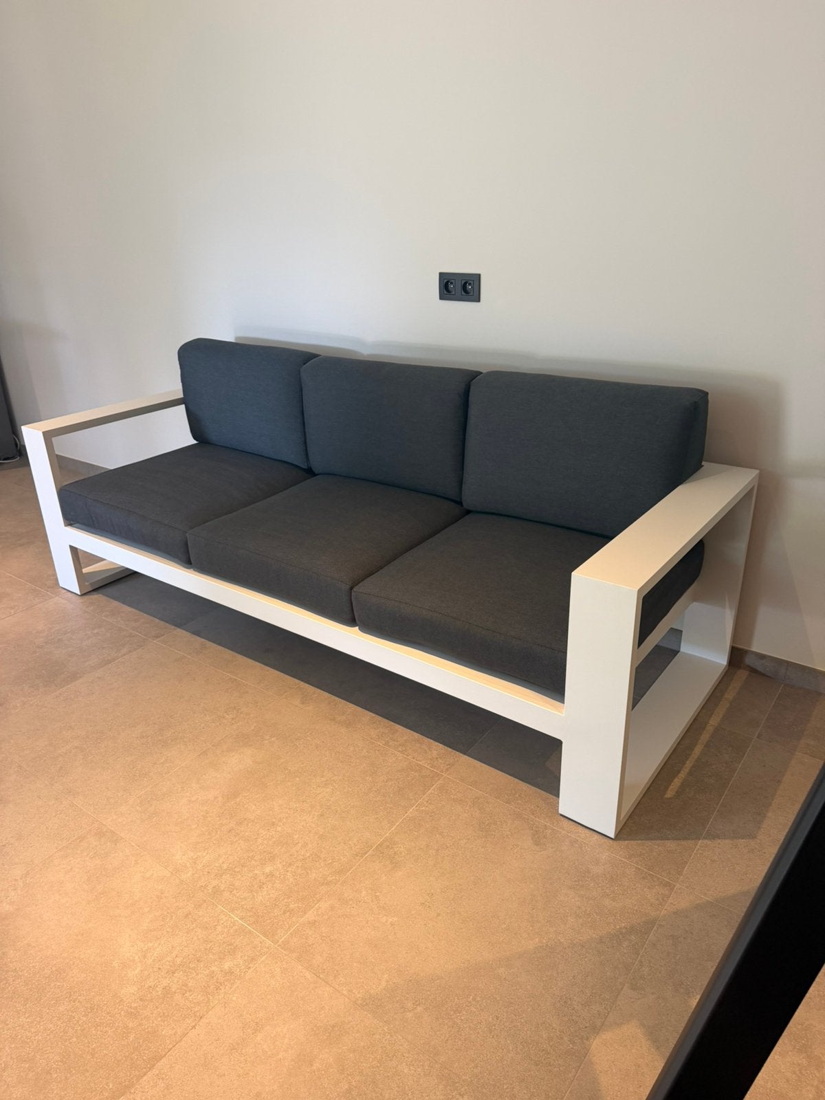 Mooie loungebank nooit gebruikt, altijd binben gestaan, Jardin & Terrasse, Bancs de jardin, Enlèvement, Neuf, Aluminium