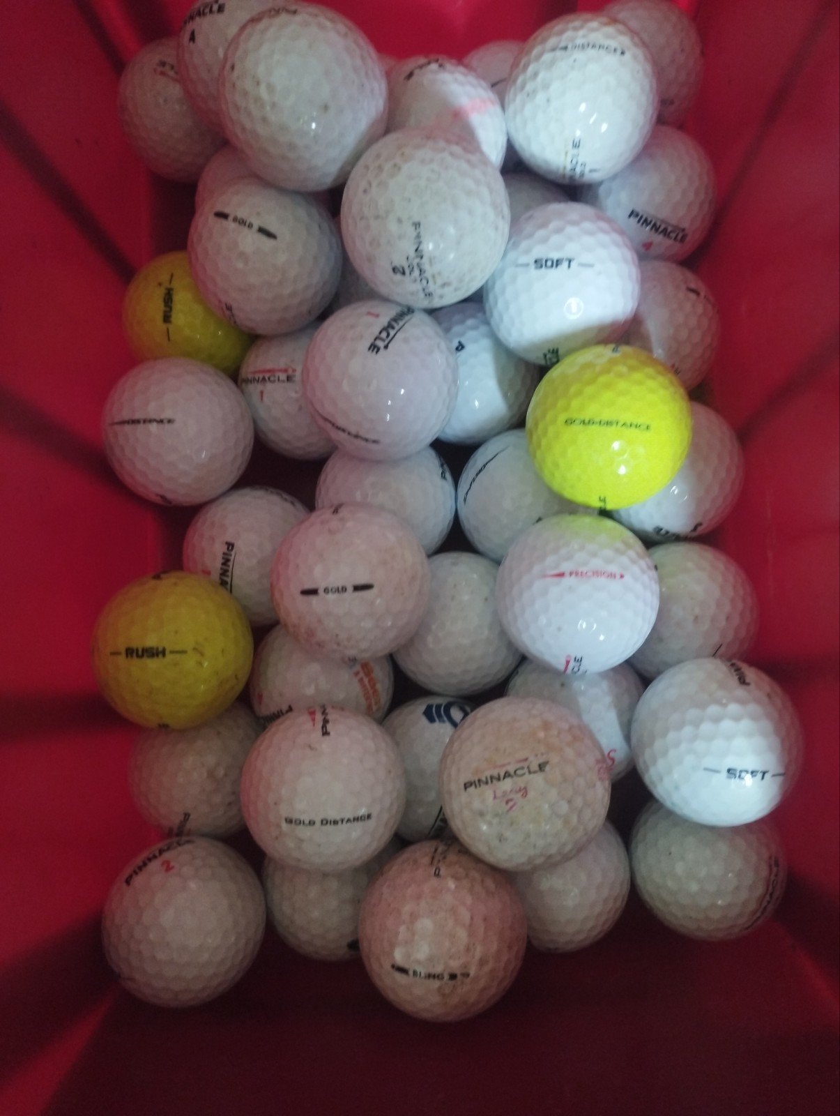 Mélange de 42 balles de golf Pinnacle, Enlèvement
