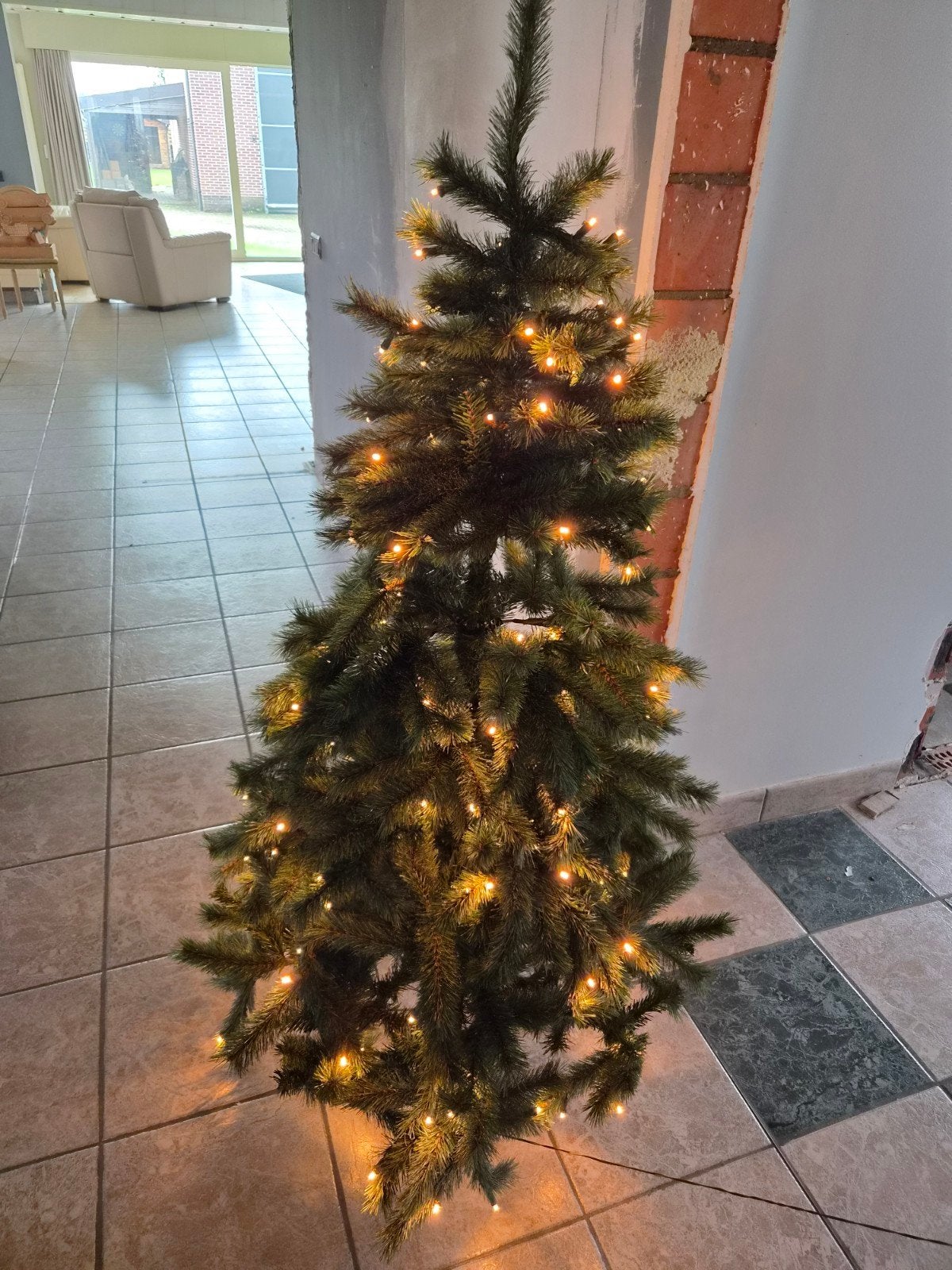 Kerstboom met vaste ledlichtjes, Enlèvement, Comme neuf