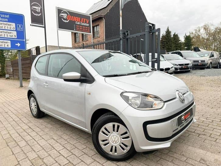 Volkswagen Up 2014 Automaat *017000km* 1.0i Airco Cruise Pdc, Auto's, Volkswagen, Stof, Up!, 103 g/km, https://public.car-pass.be/vhr/4d61c3b4-1a3b-4eeb-b2a0-2388acd19cb3