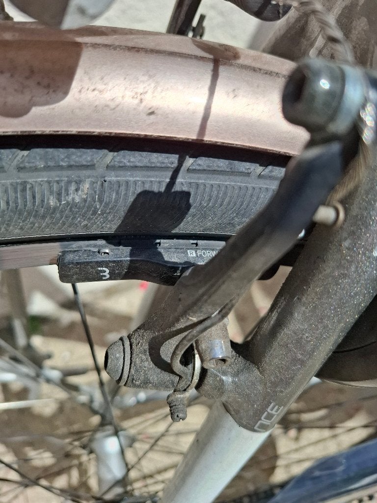 Herenfiets Trek, Fietsen en Brommers, Fietsen | Heren | Herenfietsen, Gebruikt, Velgrem, Versnellingen, 53 tot 57 cm