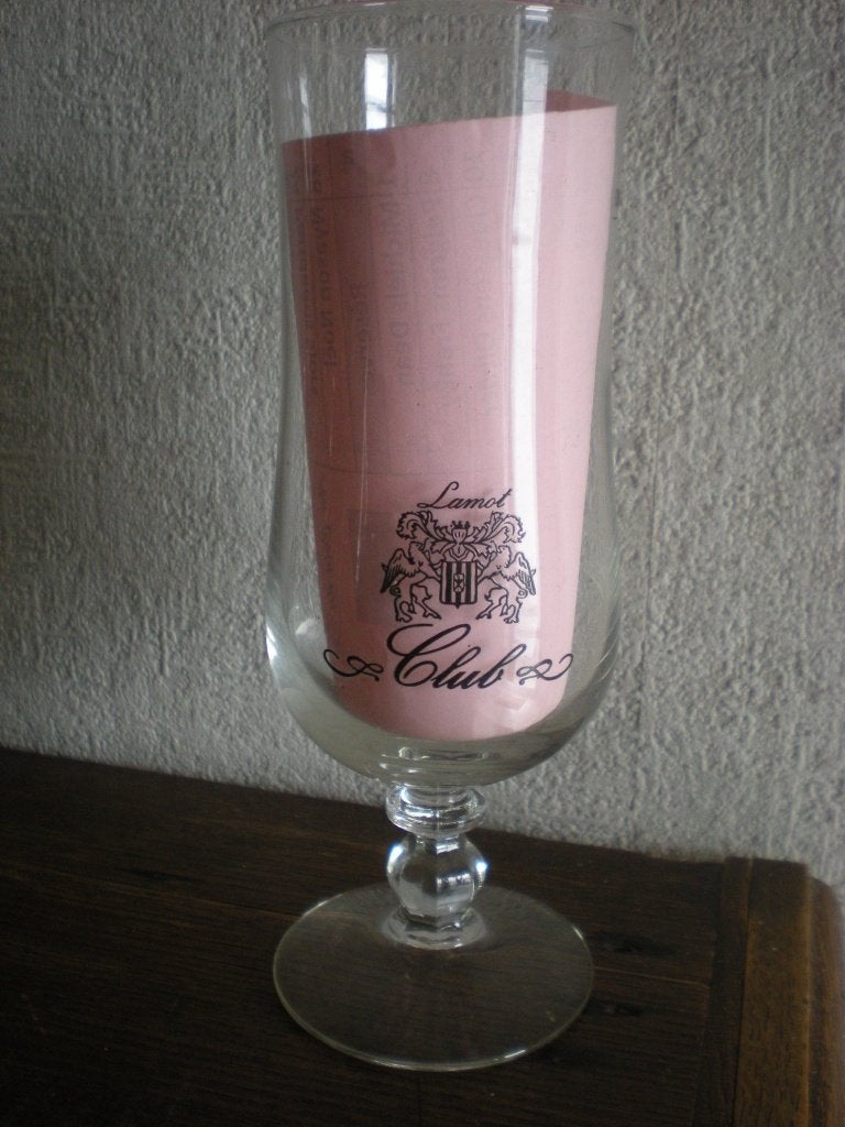 LAMOT  Club, Collections, Marques de bière, Enlèvement ou Envoi, Comme neuf, Verre ou Verres