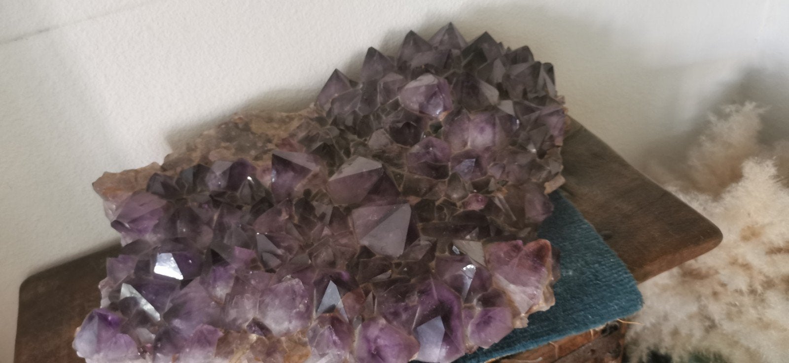 Améthyste 65cm plus de 30kg, Verzamelen, Mineralen en Fossielen, Ophalen