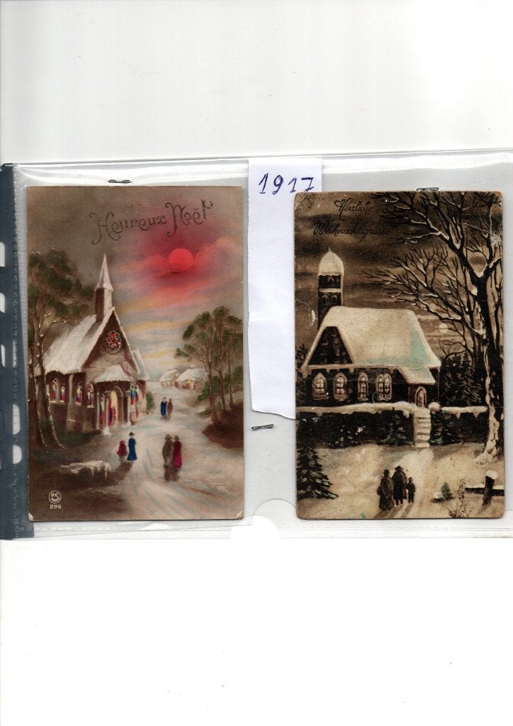 CARTES DE VŒUX ANCIENNES, Enlèvement ou Envoi, Utilisé