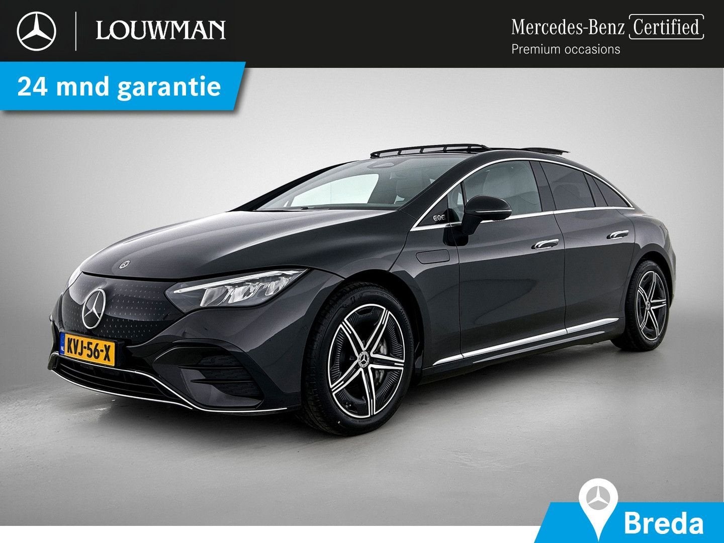 Mercedes-Benz EQE 300 AMG 90 kWh | AMG Line | Toit Pano | St, Autos, Argent ou Gris, Achat, Noir, Berline