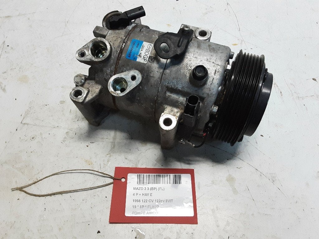 COMPRESSEUR CLIMATISATION Mazda 3 Sport (BP) (CA5C0G5AAA09), Hitdorfer Straße 73
51371  Leverkusen, DE, Mazda, Utilisé, Info@mazda.de