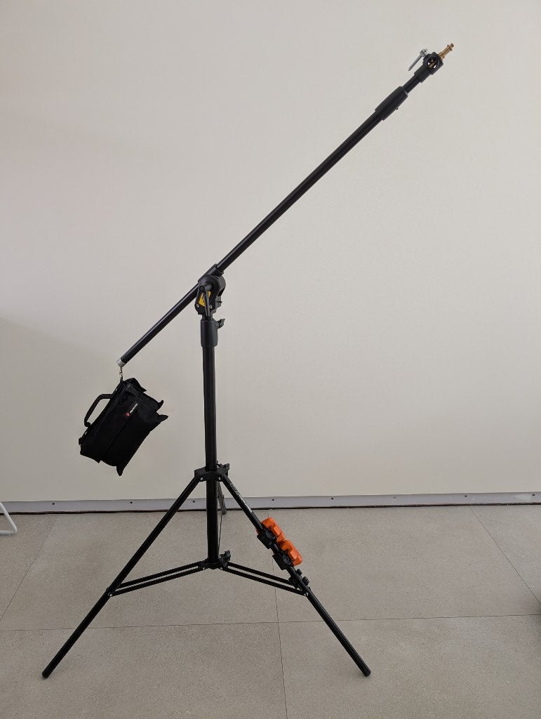 Manfrotto 420b pied girafe + 2mini poids neuf, Enlèvement, Comme neuf, Manfrotto