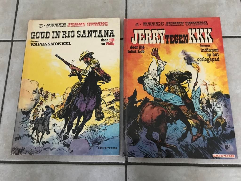 2 Hard covers Reeks Jerry Spring Beide 1ste druk, Plusieurs BD, Enlèvement ou Envoi, Comme neuf
