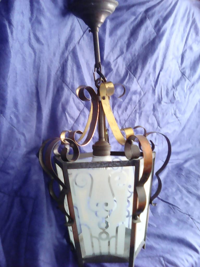 Lampe suspendue rétro, Enlèvement