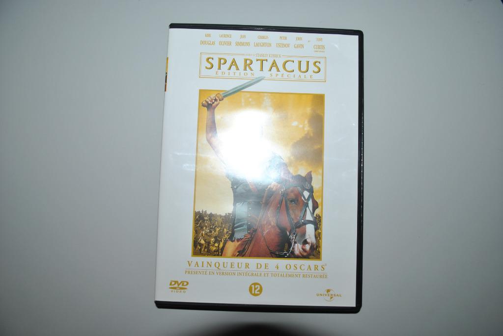 DVD Spartacus/Kubrick Comme neuf Langues anglais/Français, Envoi, Comme neuf, Autres genres