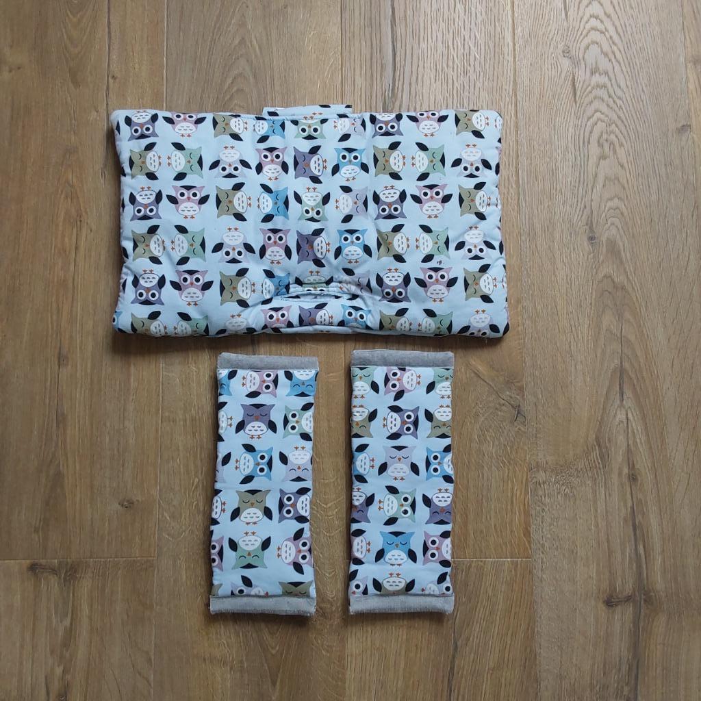 3-delige hippe Trixie Bekleding Uil voor Tripp Trapp stoel, Enlèvement