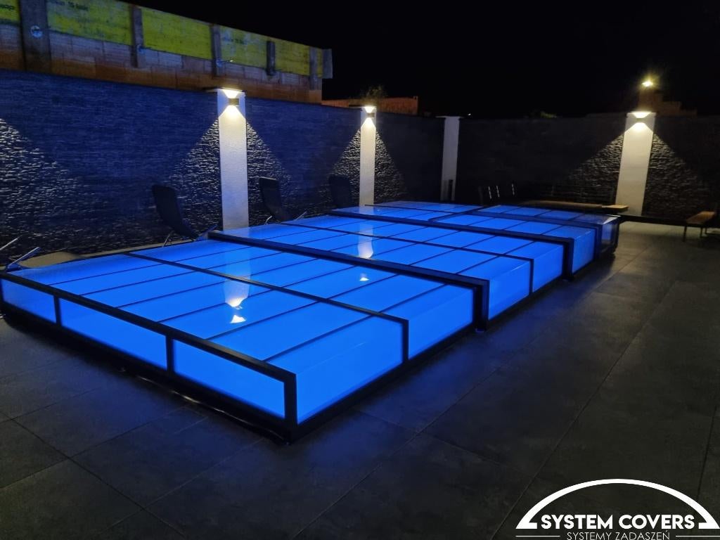Zwembadoverdekking / pool cover 3.1x6.4x0.45 m , kleur DB703, Tuin en Terras, Ophalen of Verzenden, Nieuw, Overige typen