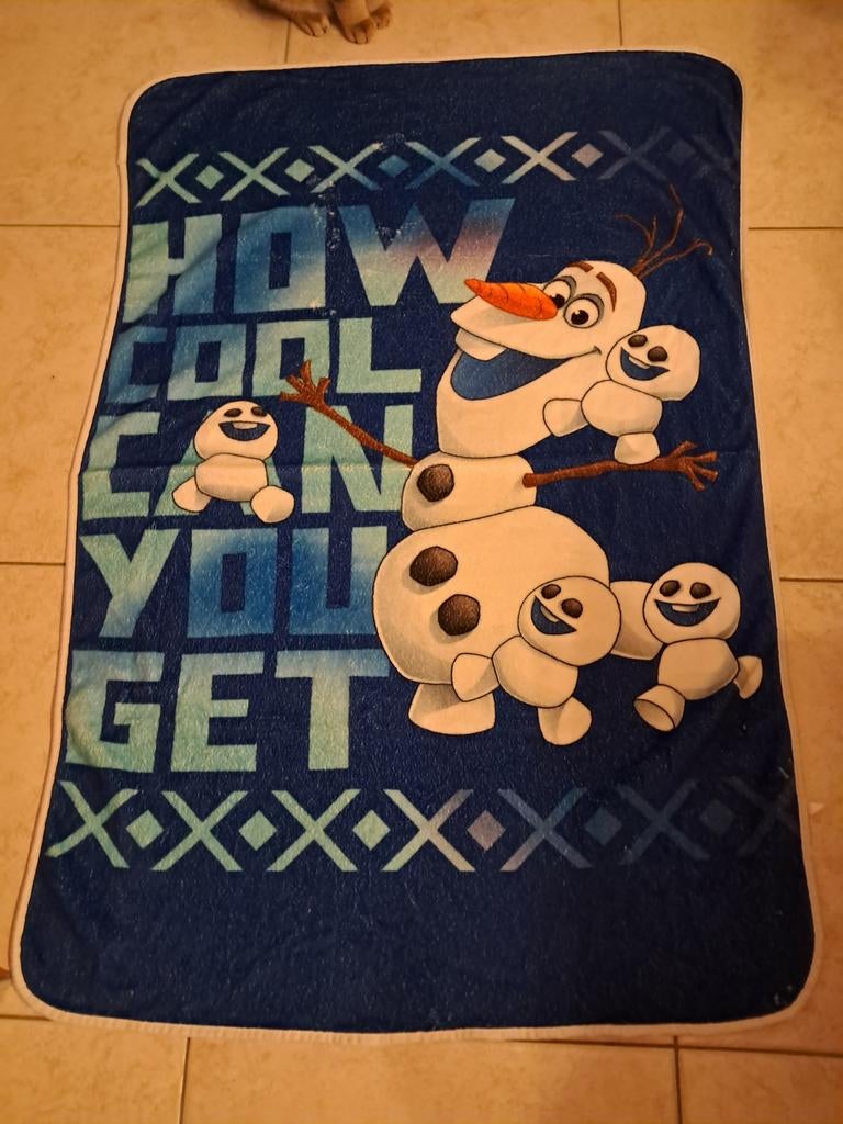 3 Disney Frozen dekentjes - Olaf, Huis en Inrichting, Badkamer | Badtextiel en Accessoires, Ophalen