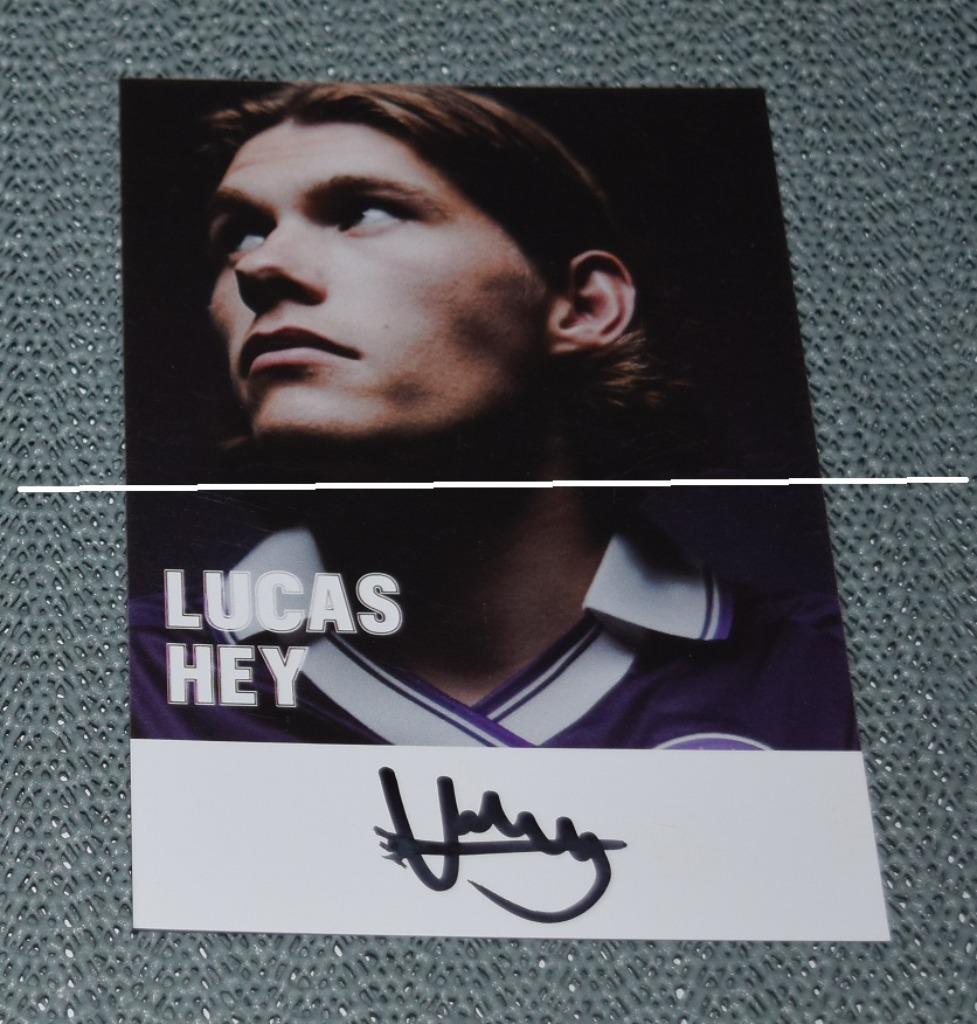 RSC Anderlecht / Foto Lucas Hey / Handtekening, Verzenden, Nieuw, Spelerskaart