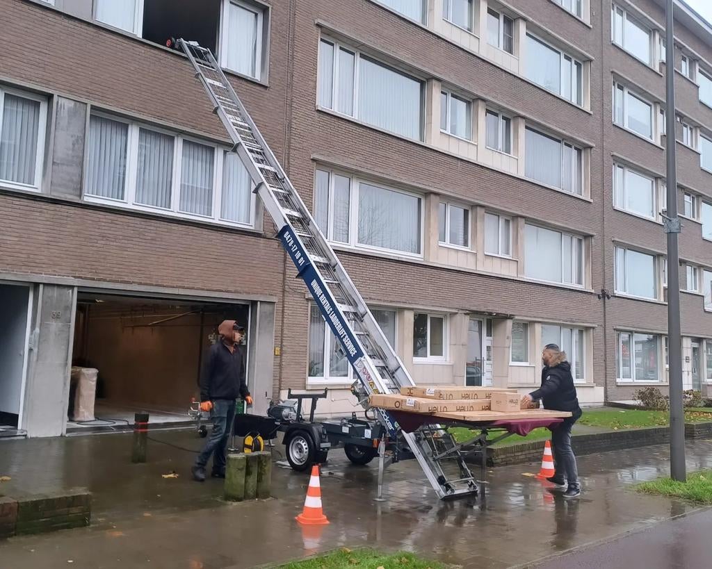Ladderlift + Verhuizer te huur €50/ uur Goedkoop verhuizen, Anvers (ville)