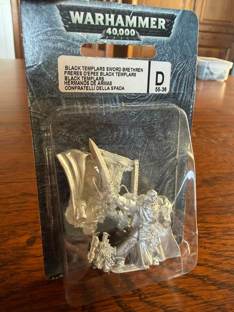 Warhammer 40k Black Templar Sword Bretheren - Blister, Enlèvement ou Envoi, Neuf, Warhammer, Figurine(s)