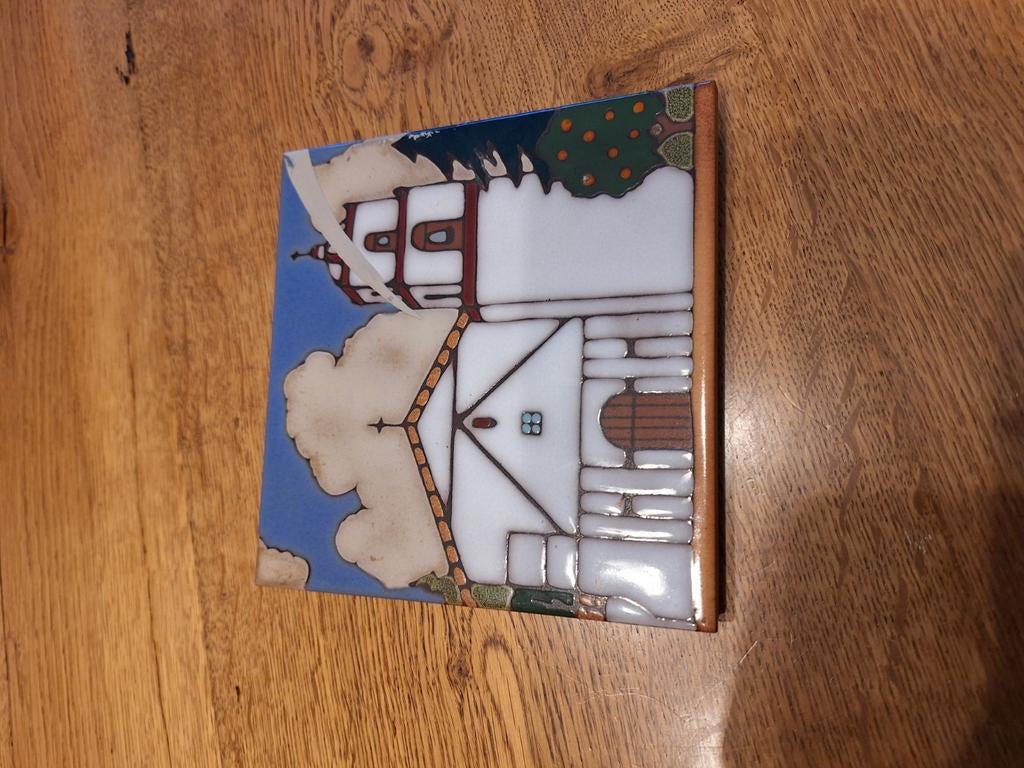 Vintage Prusa Tiles tegel made in USA., Ophalen of Verzenden