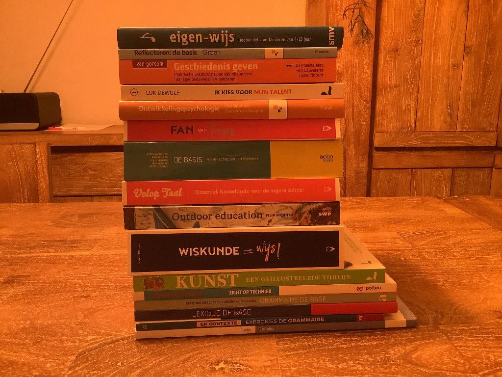 Totaalpakket jaar 1 & 2 -  leerkracht lager onderwijs, Enlèvement, Comme neuf, Enseignement supérieur