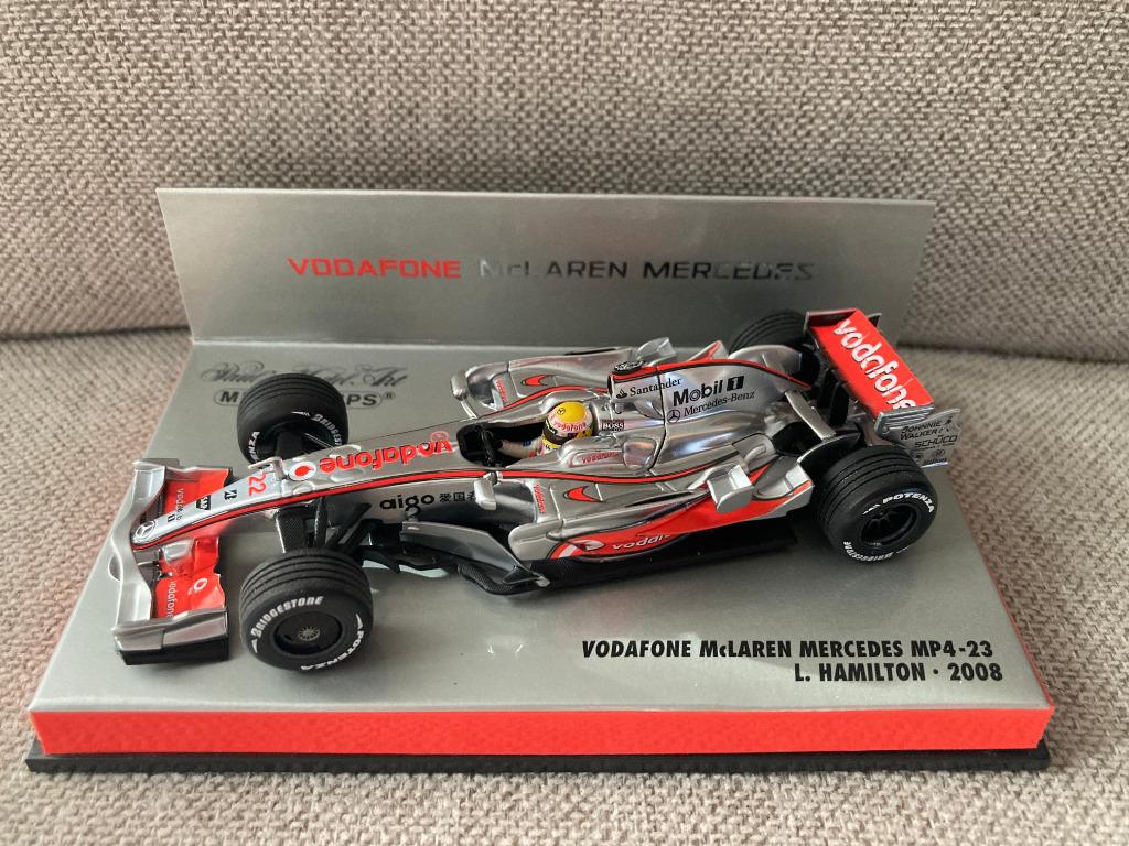 Lewis Hamilton 1:43 2008 Mclaren Mercedes MP4-23 F1, Ophalen of Verzenden, Nieuw, Formule 1