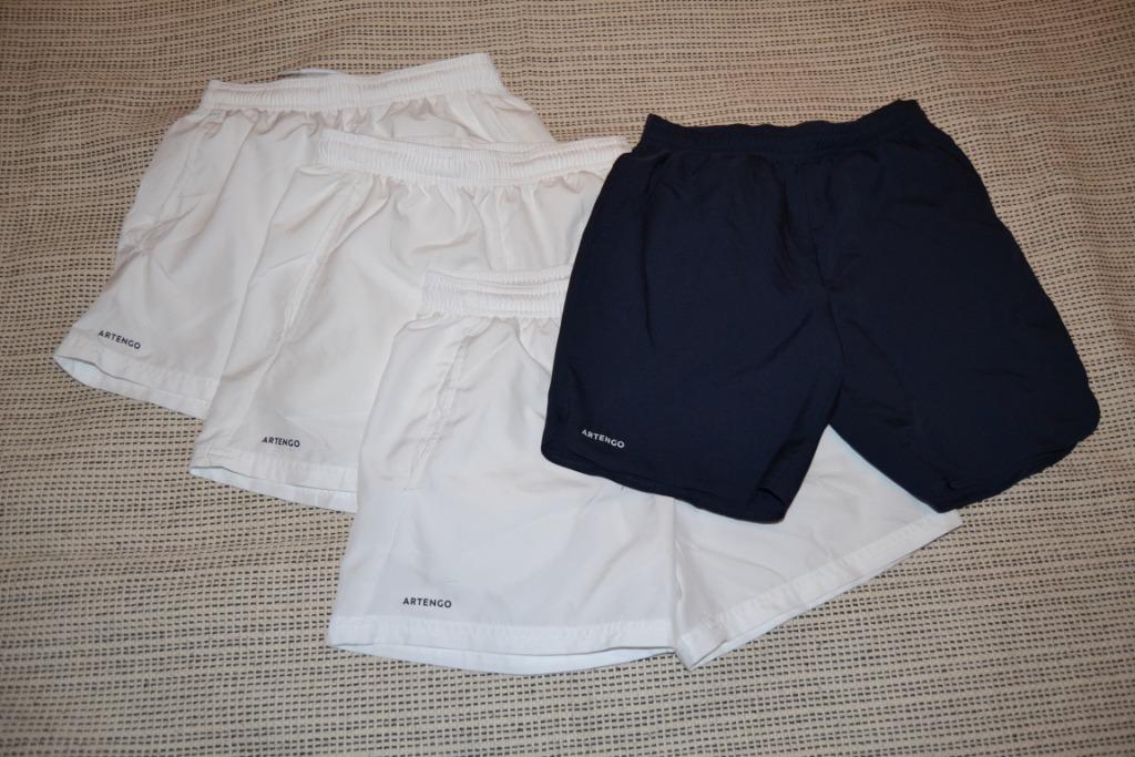 4 Shorts de tennis Artengo 9-10ans, Sports & Fitness, Tennis, Enlèvement, Comme neuf, Vêtements, Autres marques