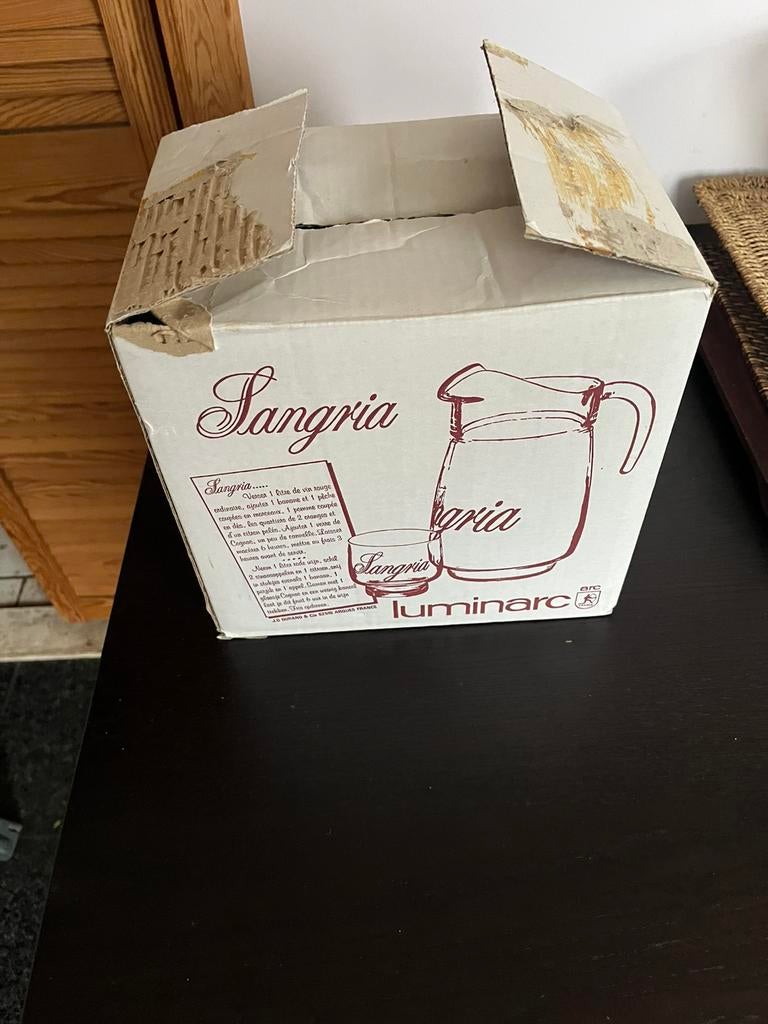 Sangria set, Huis en Inrichting, Ophalen, Nieuw, Glas of Glazen