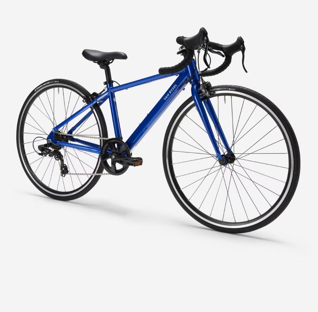 Kinderracefiets road 100 blauw 26" 9-12 jaar, Fietsen en Brommers, Ophalen, Nieuw, Van Rysel Decathlon, Versnellingen