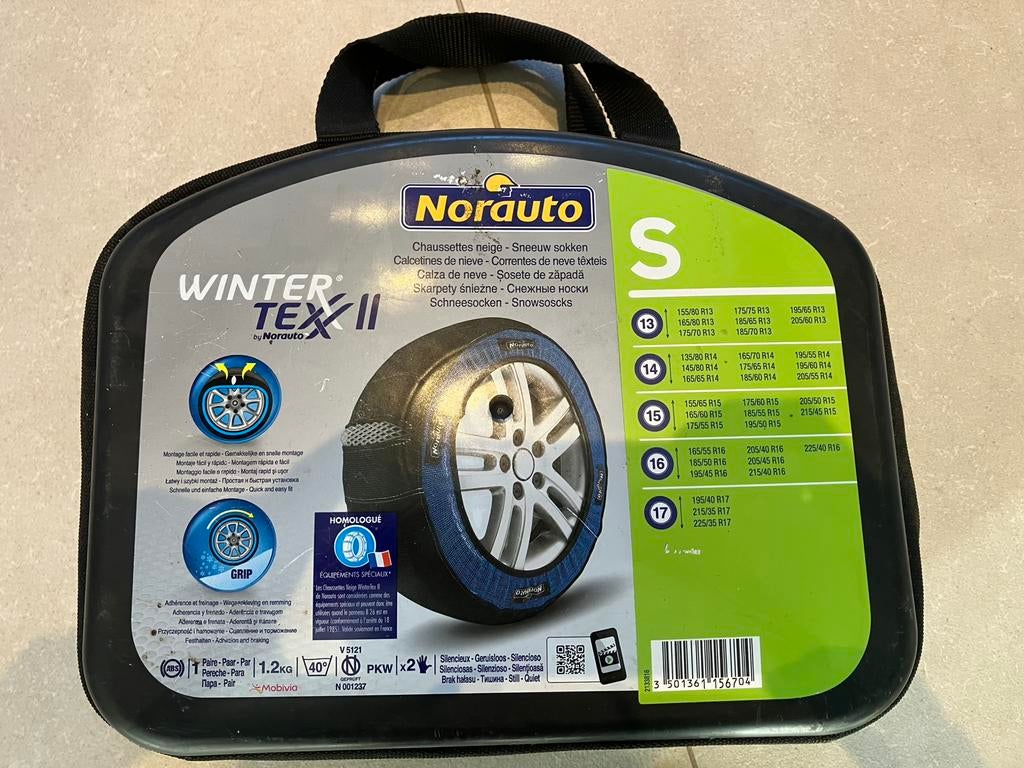 Sneeuwsokken auto, Auto diversen, Sneeuwkettingen, Ophalen, Zo goed als nieuw
