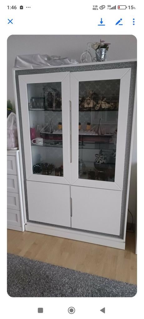 Très belle vitrine et buffet, Enlèvement, Comme neuf