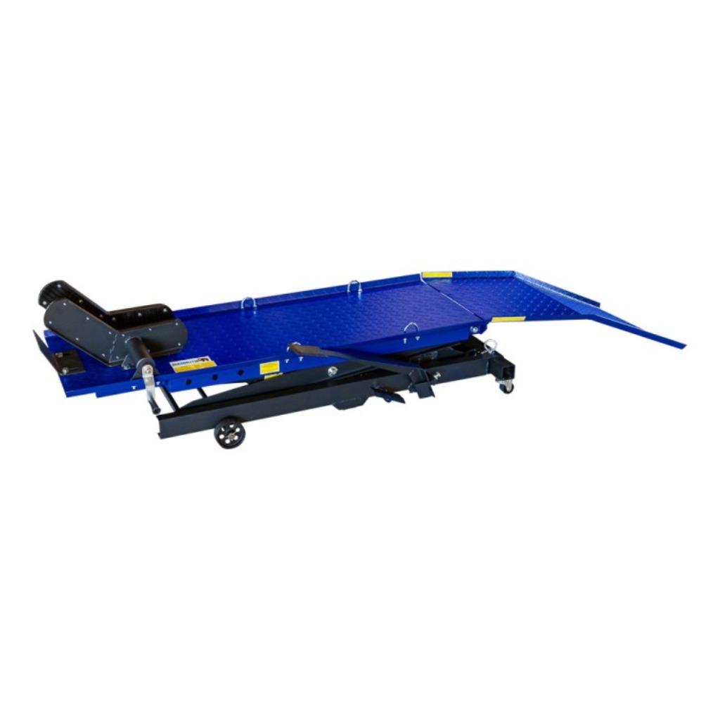Hydraulische Motorfiets heftafel 360 kg met gekruist onderst, Auto diversen, Verzenden