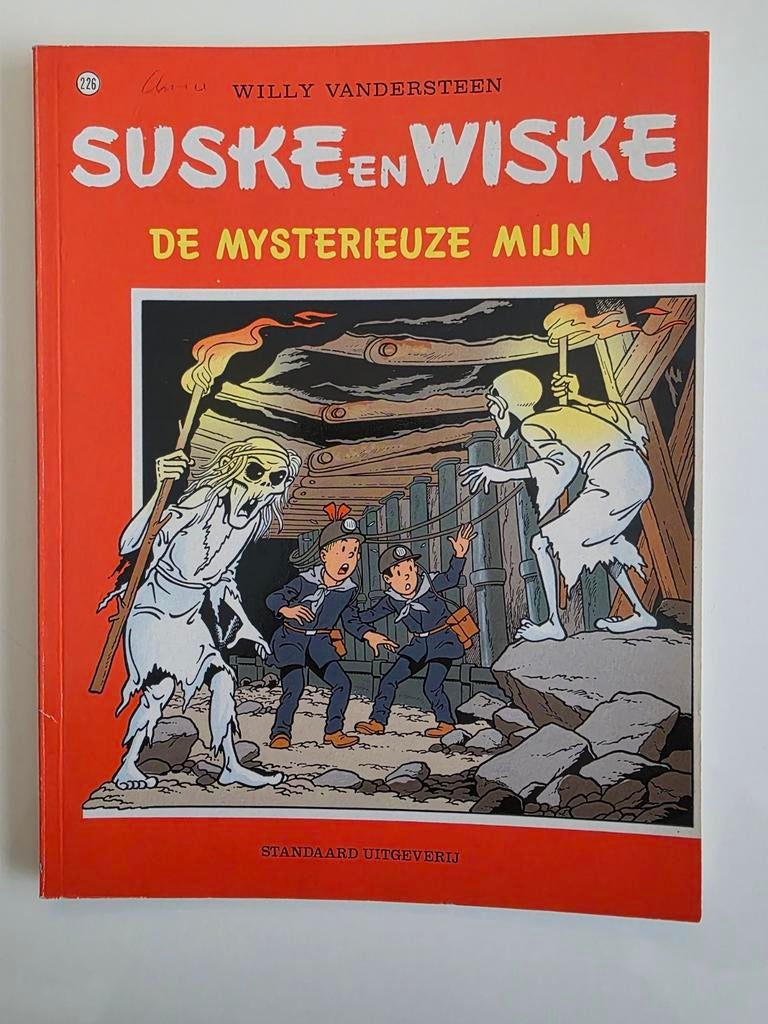 Suske en Wiske - 226 De mysterieuze mijn - Eerste druk, Boeken, Stripverhalen, Willy Vandersteen, Eén stripboek, Ophalen of Verzenden
