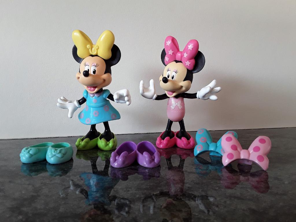 Lot de 2 figurines Minnie - Jouet Disney avec accessoires, Enlèvement
